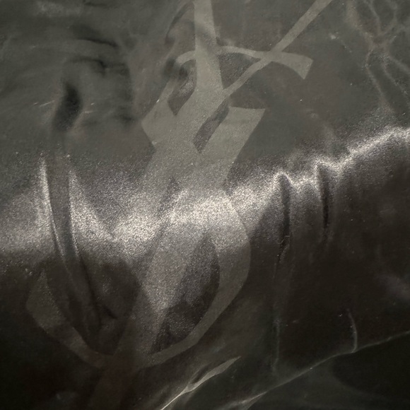 Yves Saint Laurent Shiny Black Shoulder Bag with Silver Accents - Picture 5 of 16